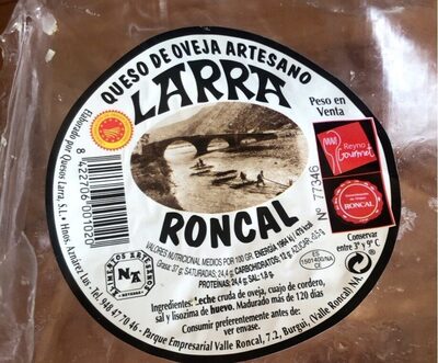Queso de Oveja Artesano Larra Roncam
