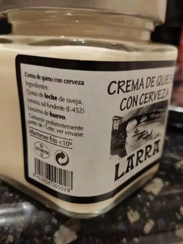 Crema de queso con Cerveza
