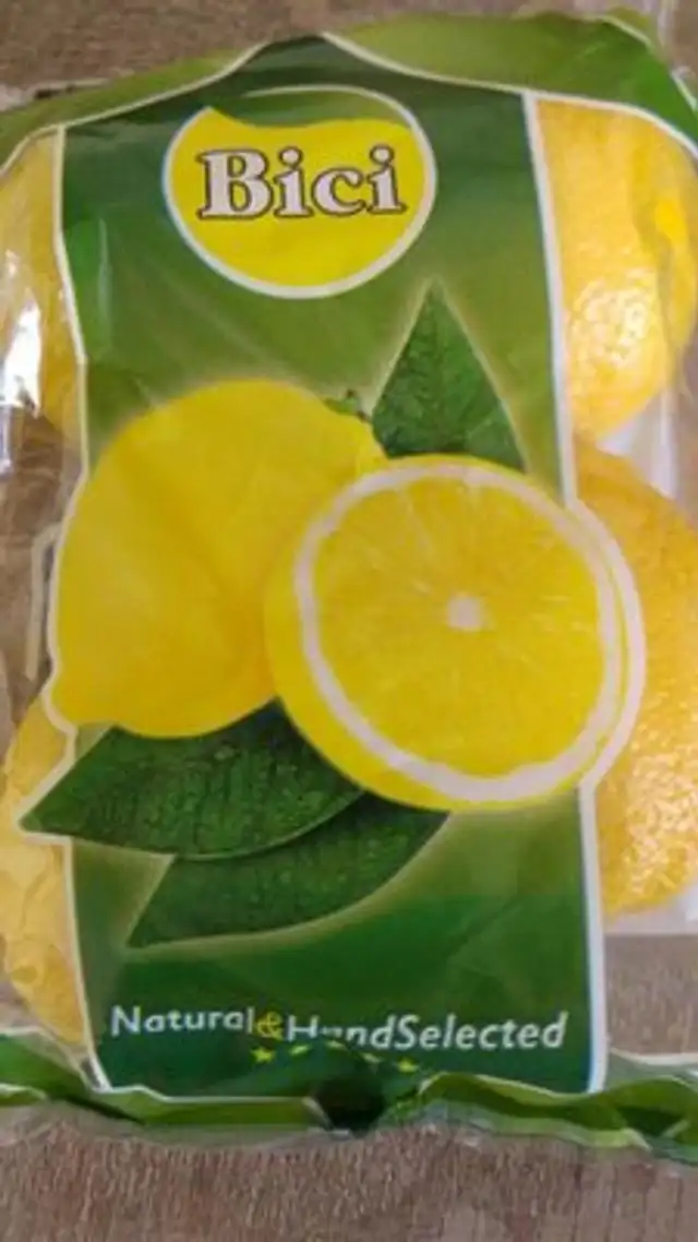 Citron en sachet