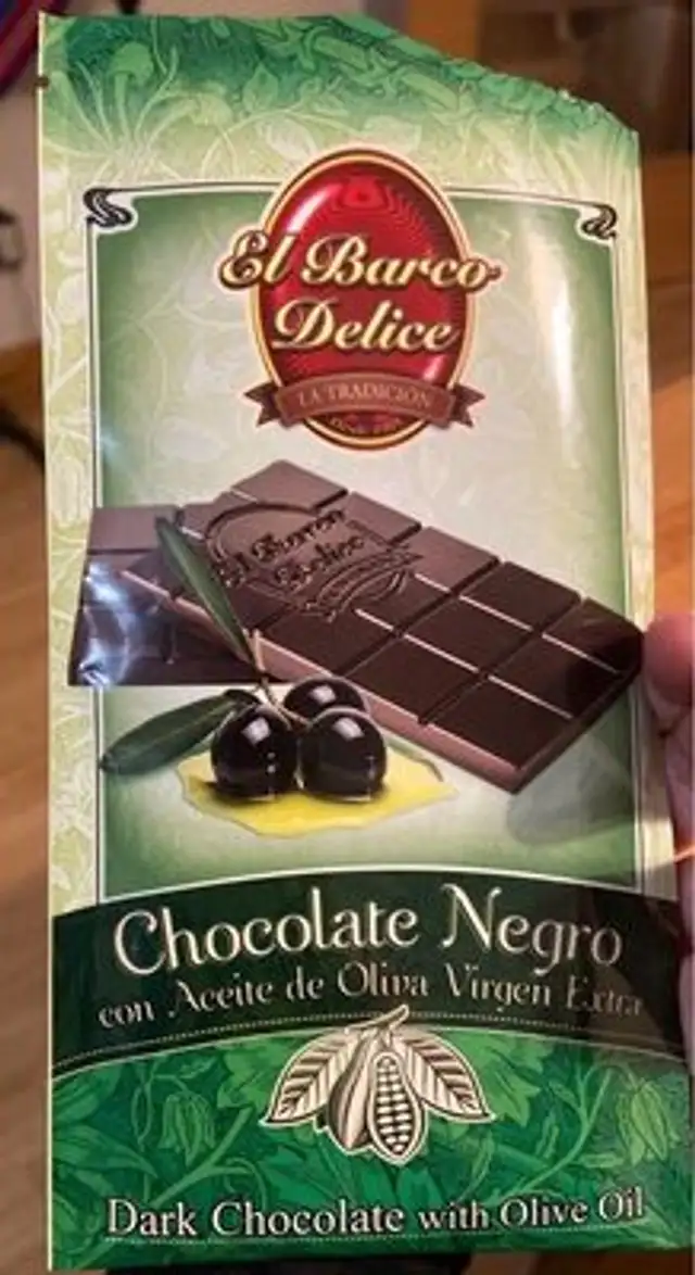 Chocolate negro con Aceite de Oliva