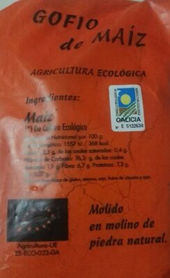 Gofio de Maíz front packaging