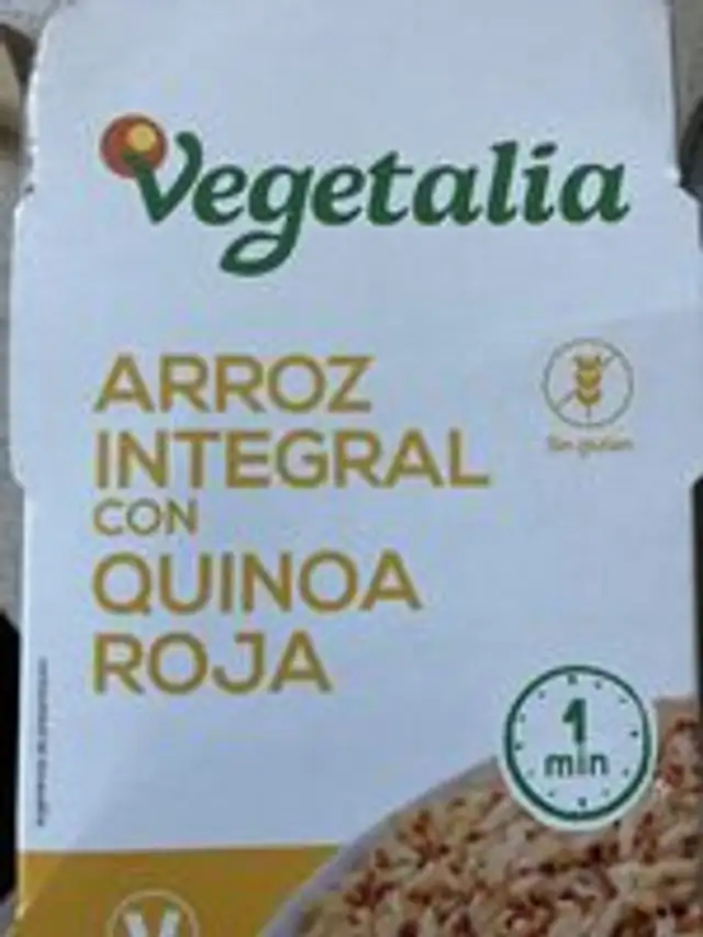 Arroz integral con quinoa roja