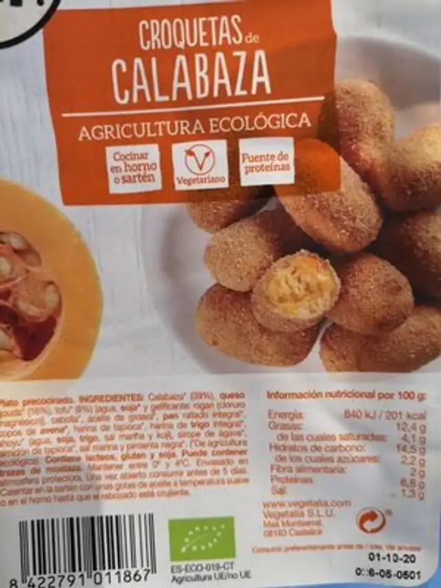 Croquetas de calabaza