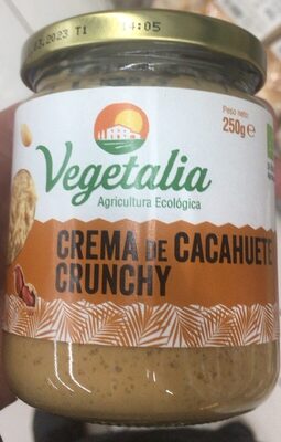 Crema de cacahuete crunchi front packaging