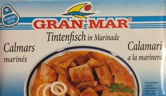 Tintenfisch in marinade