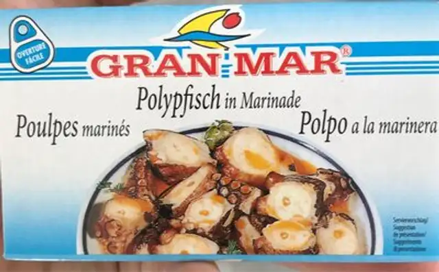 Poulpes marines