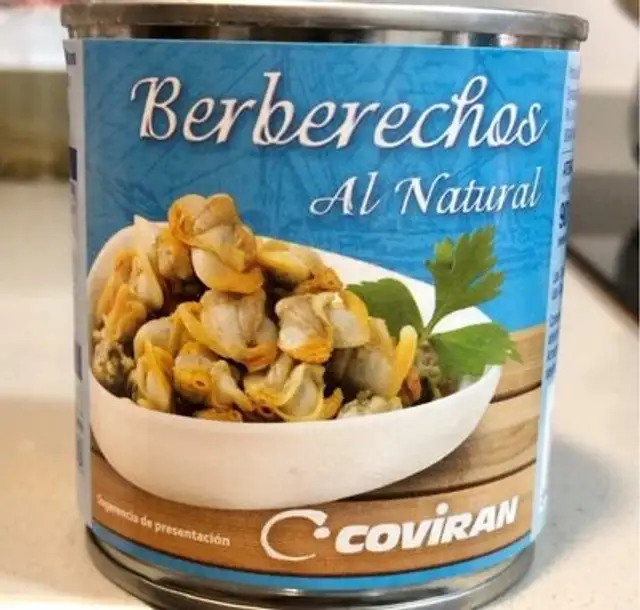 Berberechos al natural