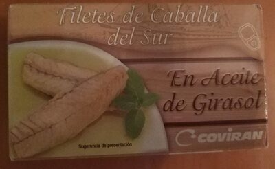 Filetes de Caballa del Sur front packaging