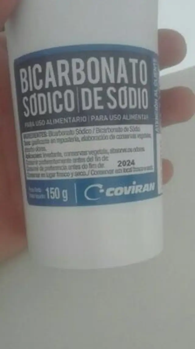 Bicarbonato sódico nutrition facts table
