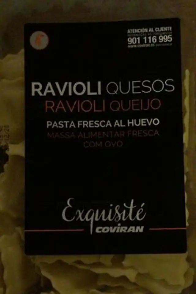 Ravioli quesos