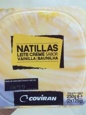 Natillas sabor vainilla