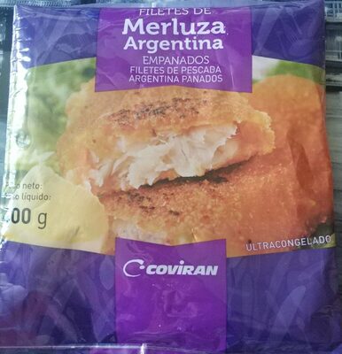 Filetes de merluza argentina empanados