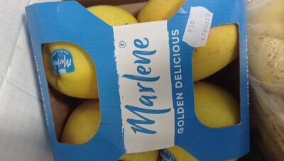 Manzanas golden delicious front packaging