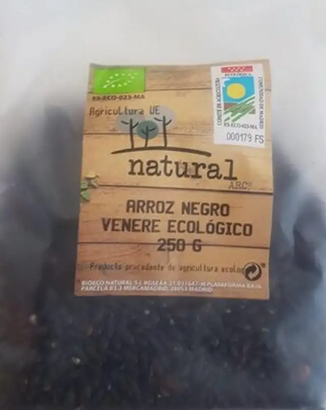 Arroz negro venere ecológico