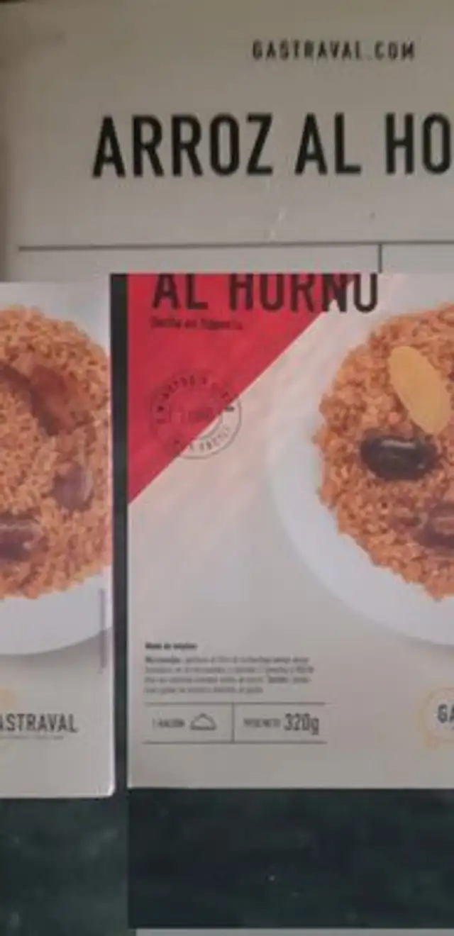 Arroz al horno nutrition facts table