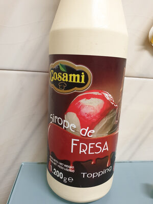 sirope de fresa