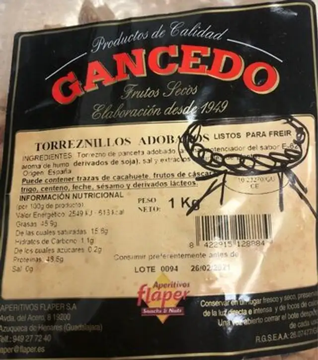 Torreznillos adobados