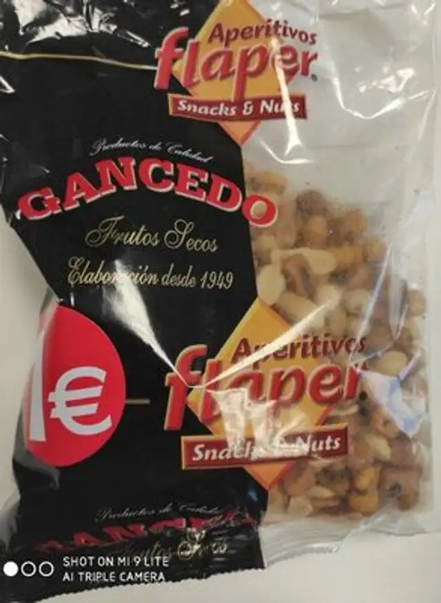 Aperitivos flaper snacks and nuts
