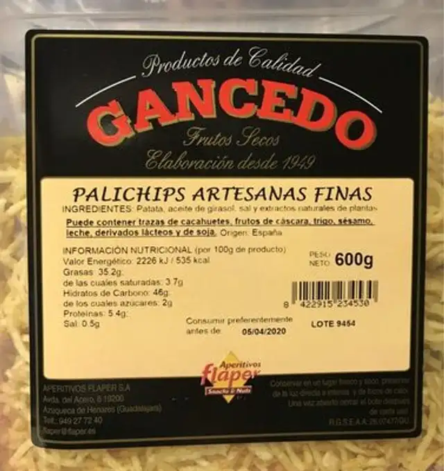 Palichips artesanas finas
