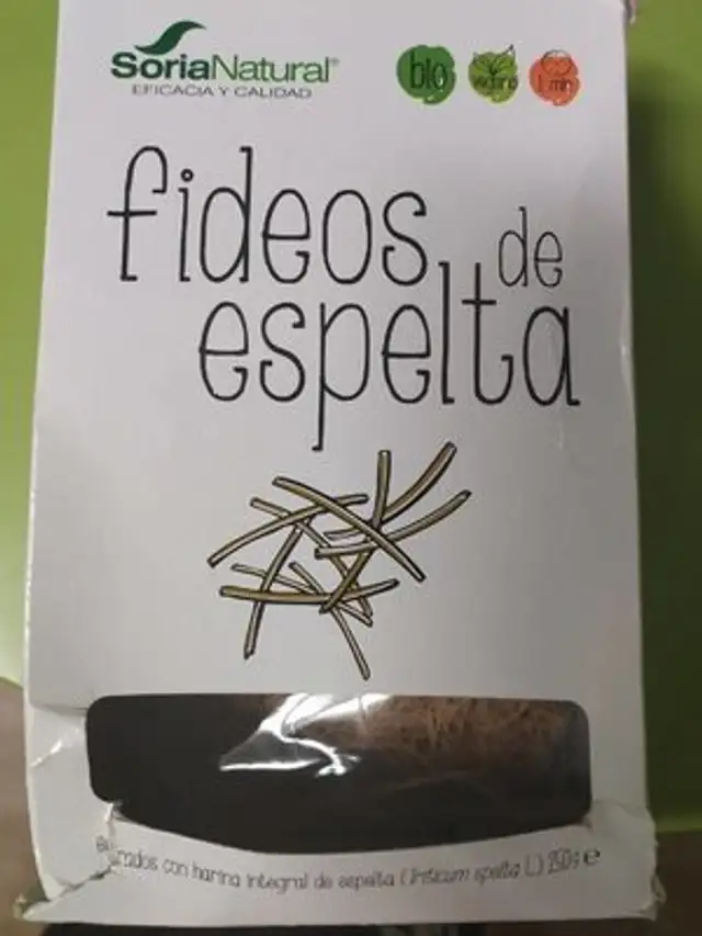 Fideos de espelta