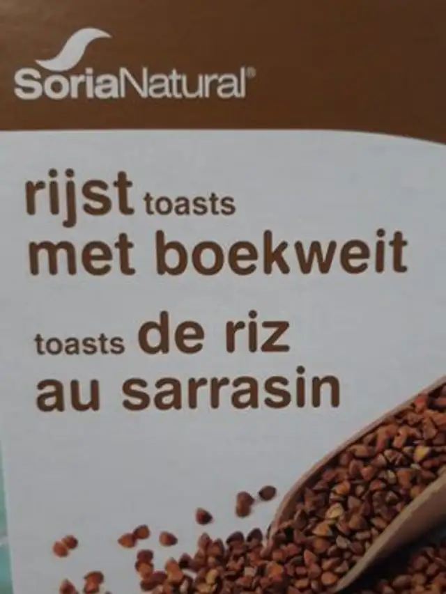 Toasts de riz au sarrazin