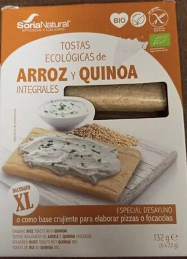 Tostas Ecológicas de arroz y quinoa