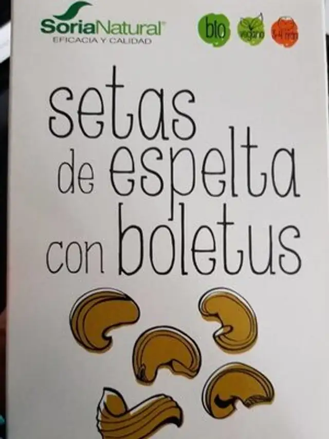 Setas de espelta con boletus