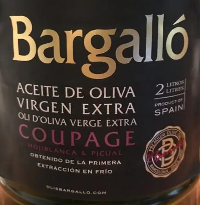 Aceite de oliva virgen extra coupage