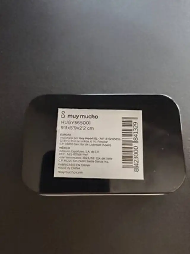 Unknown ingredients label