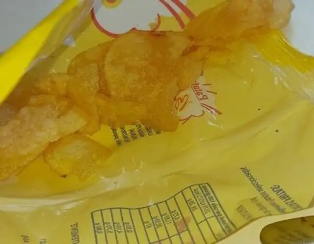 Patatas Fritas ingredients label
