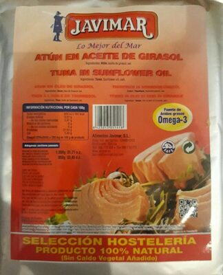 Atún en aceite de girasol