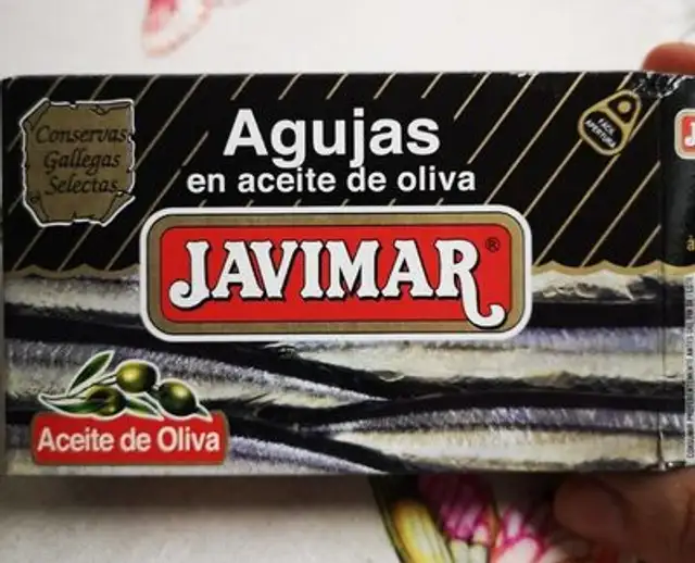 Agujas en aceite de oliva