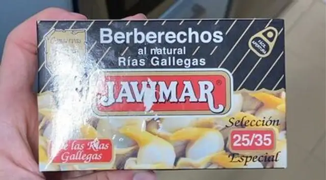 Berberechos al natural