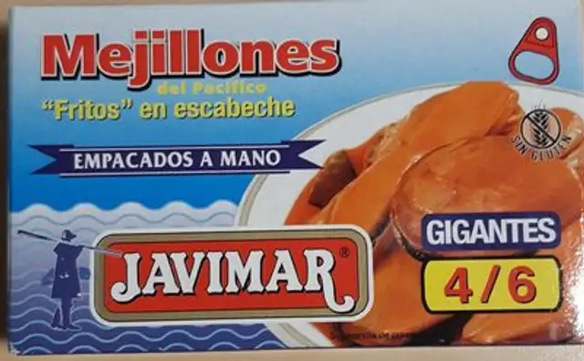 Mejillones "fritos" en escabeche