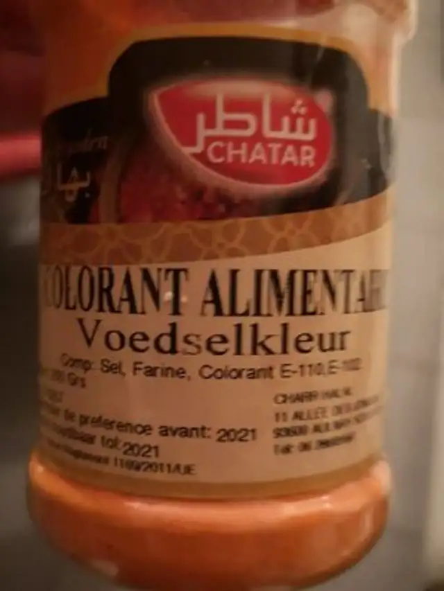 Colorant alimentaire
