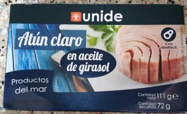 Atún claro en aceite de girasol
