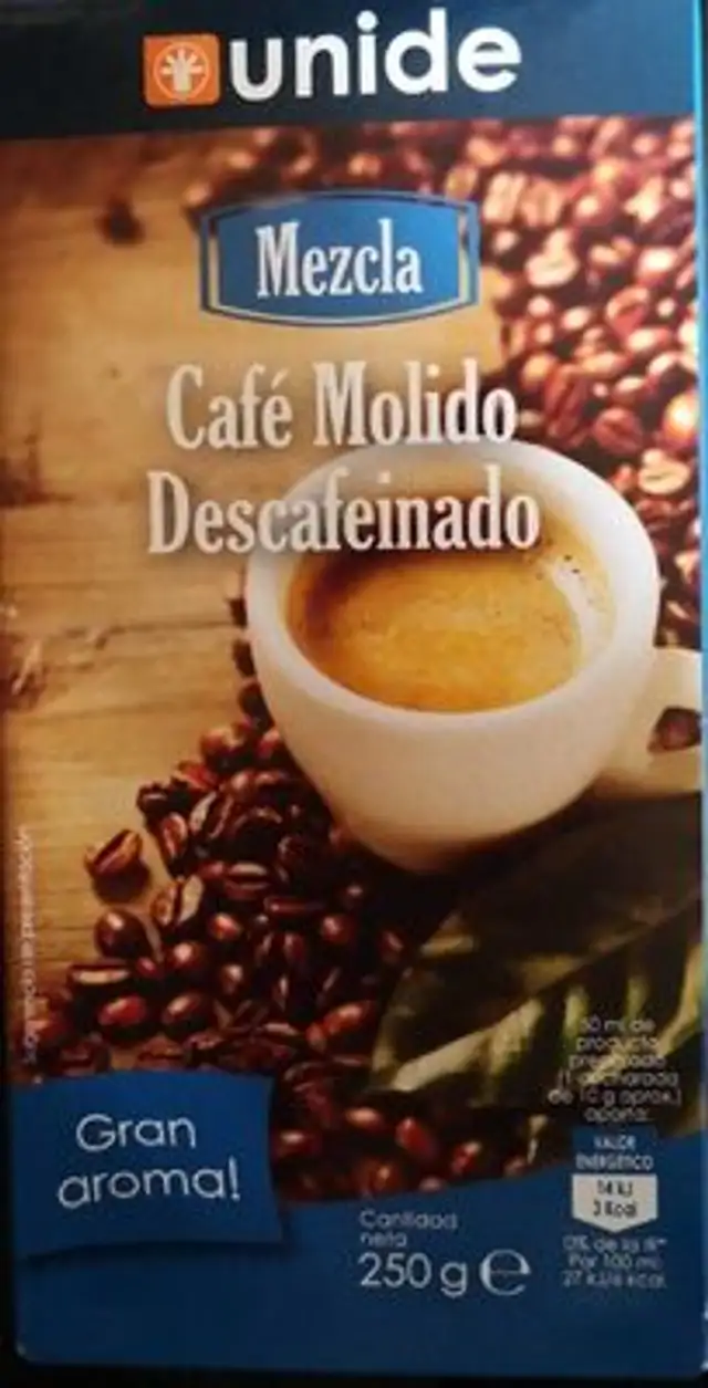 Café molido descafeinado