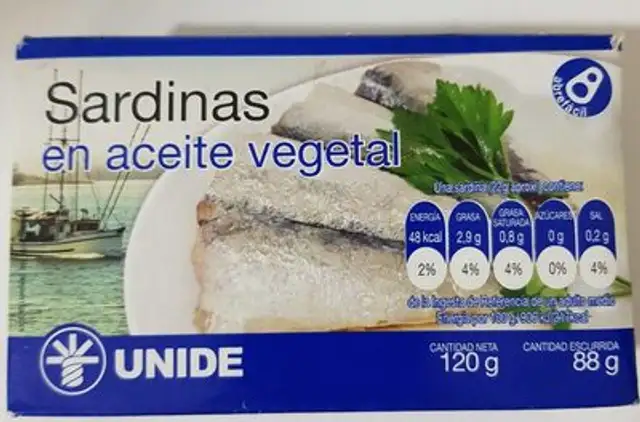 Sardinas en Aceite Vegetal