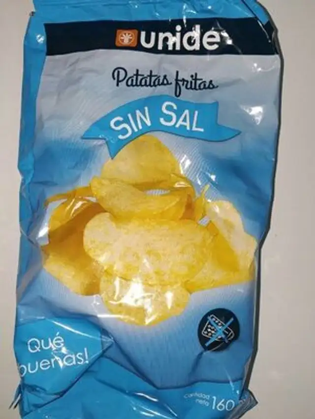 Patatas fritas sin sal
