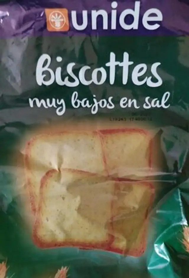 Biscottes (bajos en sal)