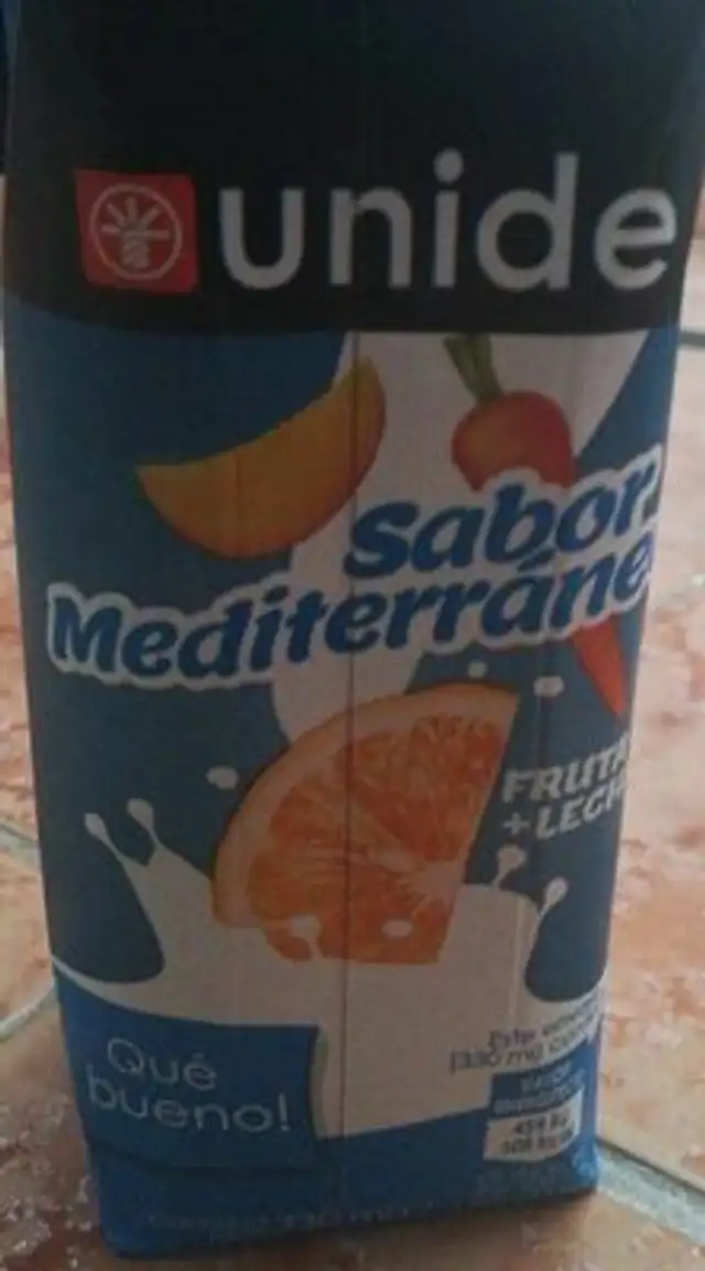 Zumo sabor mediterráneo