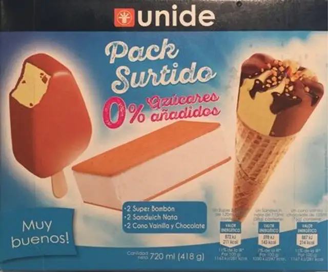 Pack surtido helados