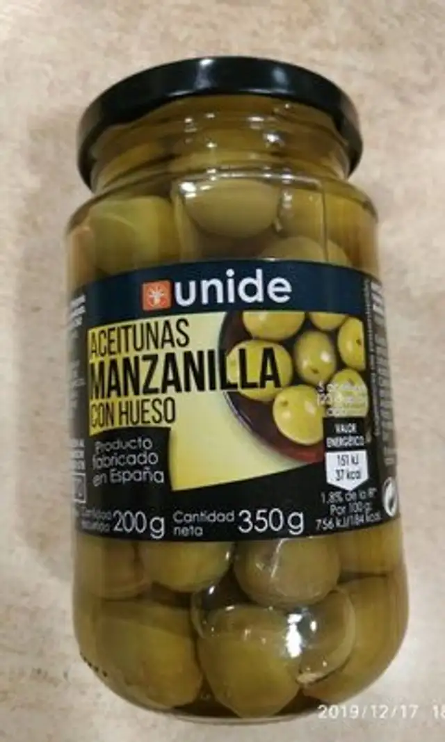 Aceitunas Manzanilla con hueso