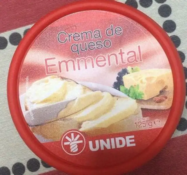 Crema de queso emmental