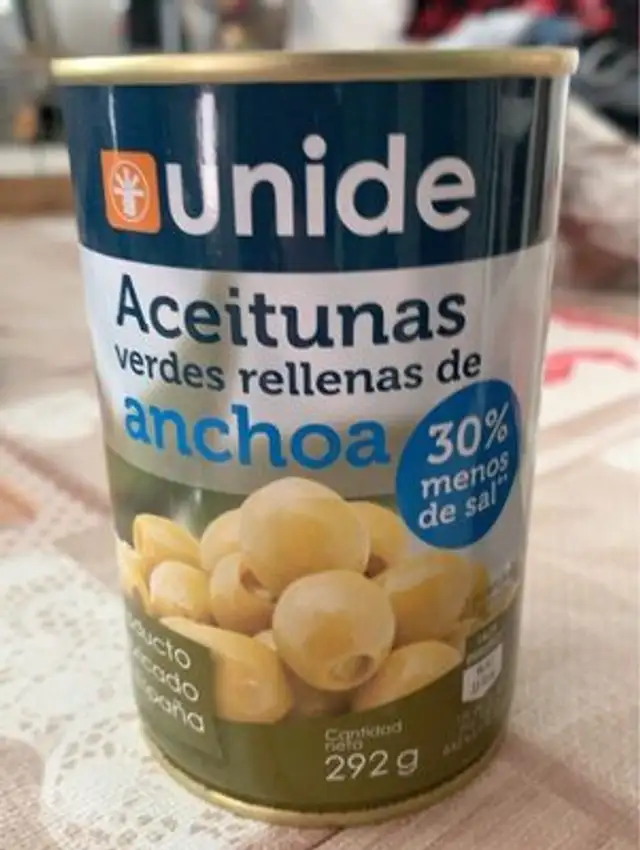 Aceitunas rellenas de Anchoa