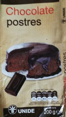Chocolate postres