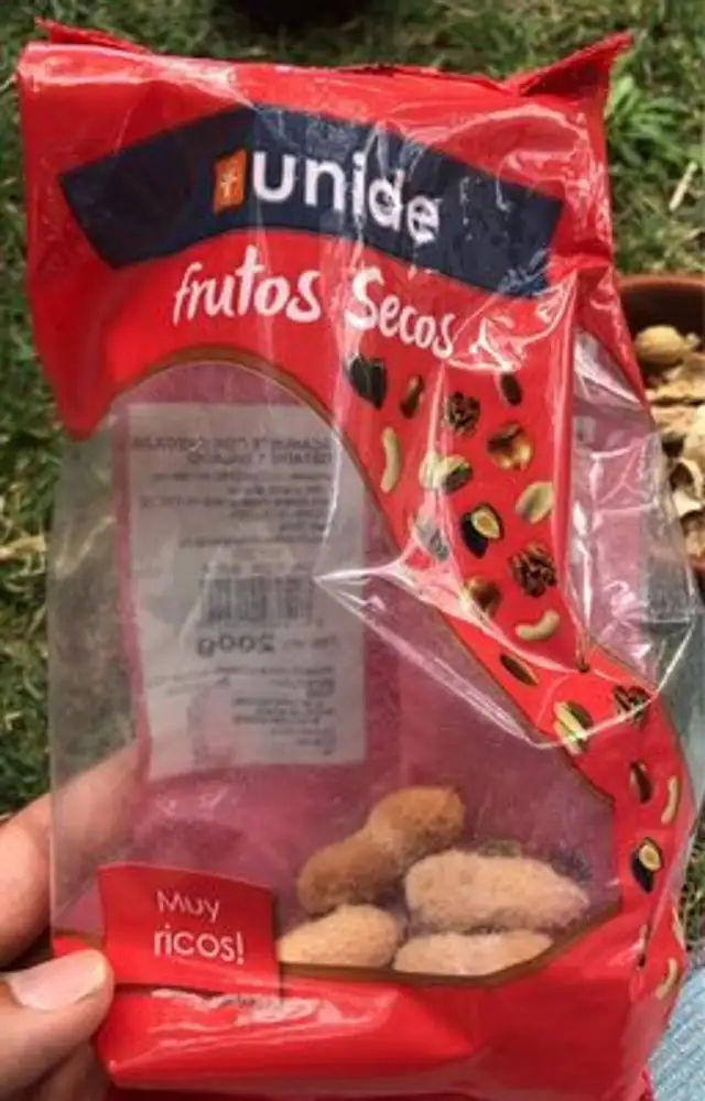 Cacahuete can cáscara tostado y salado