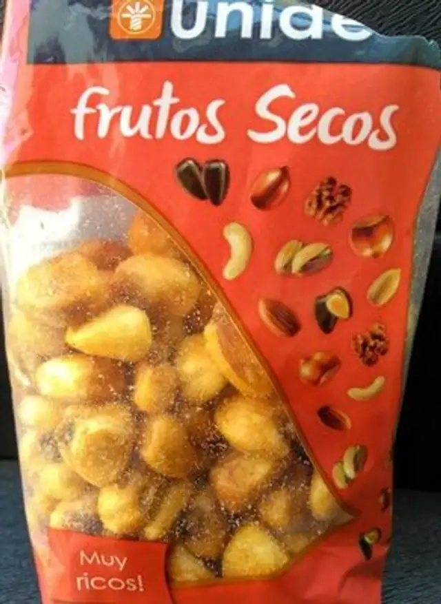 Maíz gigante frito y salado