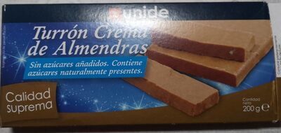 Turrón crema de almendras