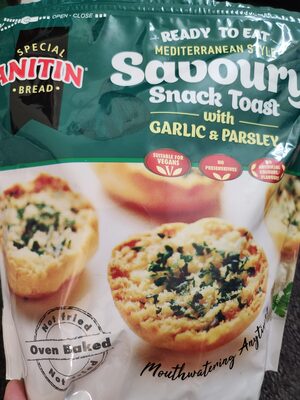 Snack Toast Garlic & Parsley